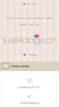 Mobile Screenshot of just4dogs.ch